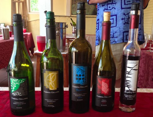 Fabbioli Cellars Wine Tasting