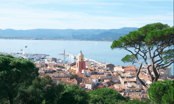 St-Tropez from the Citadel