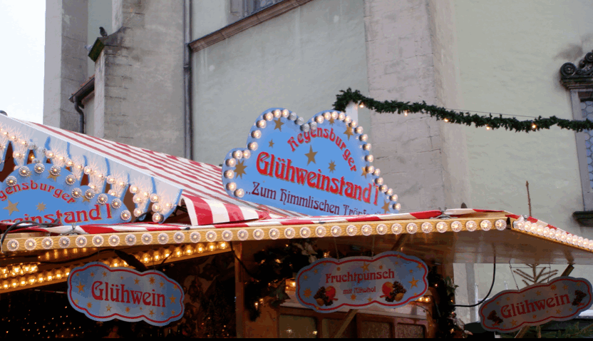 Regensburg Glühwein stall