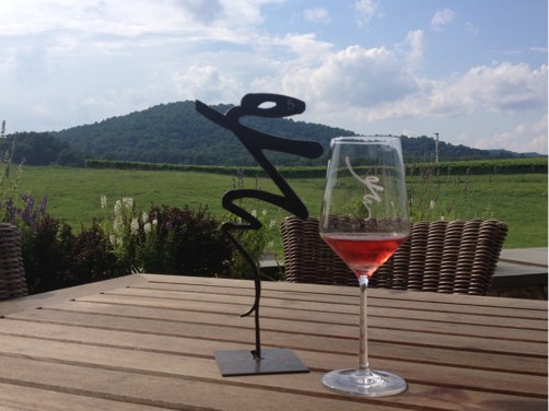 Early Mountain Rosé on the Patio